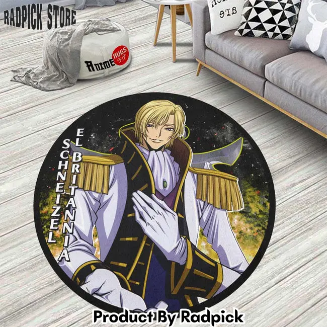 Schneizel el britannia round rug custom code geass anime circle carpet  rp0000199